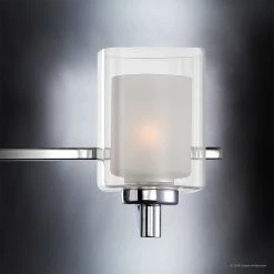 Buy ✔️ Urban Ambiance Luxury Modern Chrome Bathroom Vanity Light, UQL2404, Napa Collection ⌛ -Progress Lighting Shop eef17dde09a4654b 7897 w800 h800 b0 p0