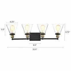 Brand new 💯 CHLOE Lighting, Inc. CHLOE Lighting Bonnie Contemporary 4-Light Rubbed Bronze Bath Vanity Fixture 🔥 -Progress Lighting Shop f5118c480deeb770 7782 w800 h800 b1 p0