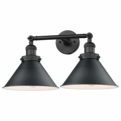 Promo ✨ Innovations Lighting 2-Light Briarcliff 19" Bath Fixture, Matte Black 🛒