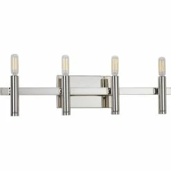 Best reviews of 💯 Progress Lighting 4-60W Candle Bath Bracket, Polished Nickel 👏