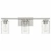 Coupon ❤️ Savoy House 3-Light Bathroom Vanity Light, Matte Black, Brushed Nickel 🛒