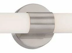 Brand new 🥰 Minka Aire Saber Bath In Brushed Nickel With Etched Opal Glass 💯