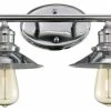 Hot Sale 😀 Trans Globe Lighting 20512 Griswald 2 Light 16"W Bathroom Vanity - Polished 💯