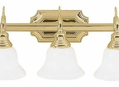 Cheap ✔️ Livex Lighting Inc. French Regency Bath Light, Polished Brass 😀