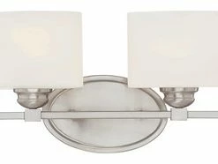 Hot Sale ✔️ Savoy House Kane 4 Light Bath Bar, Satin Nickel ✔️