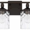 Outlet 👏 HomePlace 128821BZ-451 Colton - Two Light Bath Vanity 🔥