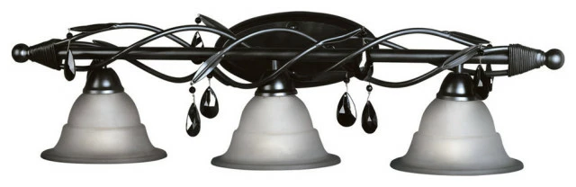 Cheapest 💯 Woodbridge Lighting Inc. Woodbridge Lighting Avigneau 3-light Steel Metal Bathroom Light In Black 🎉 1 Cheapest 💯 Woodbridge Lighting Inc. Woodbridge Lighting Avigneau 3-light Steel Metal Bathroom Light In Black 🎉