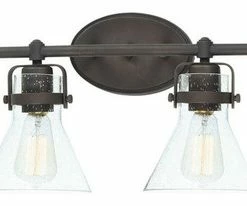 Top 10 🔔 Maxim Lighting International Seafarer 4-Light Bath Vanity, Oil Rubbed Bronze With Seedy Glass/Shade 🥰