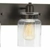 Coupon 🔔 Progress Lighting P300047 Calhoun 3 Light 7"W Bathroom Vanity - Antique Bronze 🔥