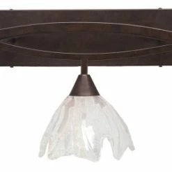 Top 10 🤩 Toltec Lighting Bow 3 Light Bath Bar, 7" Italian Ice Glass 😍