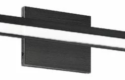 Brand new 🔔 WAC Lighting Line 24" LED Bathroom Vanity & Wall Light 3000K, Black 😀