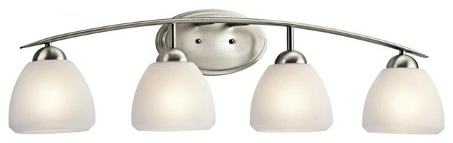 Coupon ๐ Kichler Calleigh 4-Light Brushed Nickel Vanity โค๏ธ 1 Coupon ๐ Kichler Calleigh 4-Light Brushed Nickel Vanity โค๏ธ