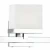 Hot Sale 💯 Kuzco Lighting LLC Cardiff 3-Lamp Vanity, White Opal Square Glass, Chrome, 23.375"Wx7.375"Hx5.375"E ⭐
