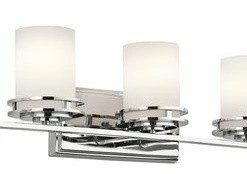 Best deal 💯 Kichler 5085 Hendrik 5 Light 43"W Vanity Light Bathroom Fixture - Chrome 🛒
