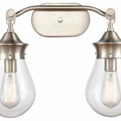 Best Sale 🧨 INNOVATIONS LIGHTING 414-2W-SN-6CL Genesis Bath Vanity Light 😀