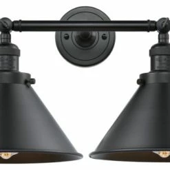 Flash Sale 🔔 Innovations Lighting Briarcliff 2-Light Bath Fixture, Matte Black ⭐