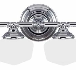 Best Sale ❤️ Sea Gull Lighting 4-Light Academy Sconce, Chrome 🎁