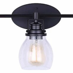 Cheap 🔥 Harmonized Home By CANARM Canarm Carson 3 Light Vanity, Black 🤩