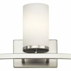 Buy ⭐ Kichler 45497 Crosby 3 Light 23"W Bathroom Vanity Light - Brushed Nickel 😍